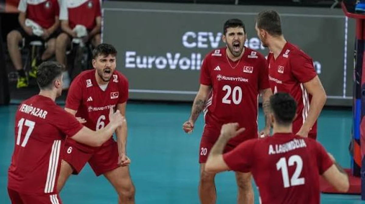 A Milli Erkek Voleybol Takımı, CEV 2026 Avrupa Şampiyonası'nda İsvi&ccedil;re'yi yendi