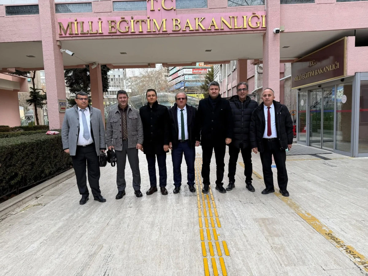 Ankara Ziyaretlerinden Eğitime G&uuml;&ccedil;l&uuml; Destek Mesajı