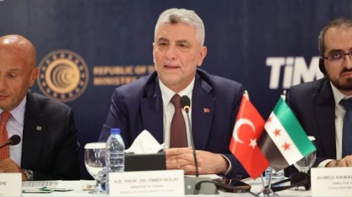 Bakan Bolat: Şam D&uuml;nya Ekonomi Forumu'nun b&ouml;lgemizin ekonomik istikrarını g&uuml;&ccedil;lendireceğine inanıyoruz