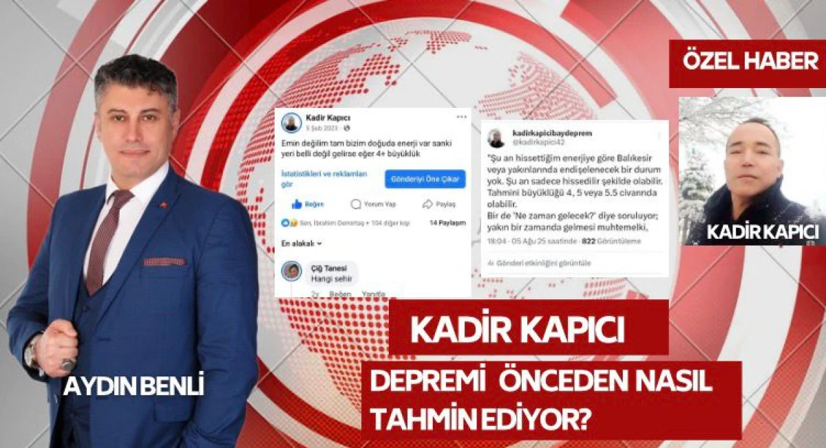 Depremleri Önceden Hisseden Adam: Kadir Kapıcı ile Özel Röportaj”