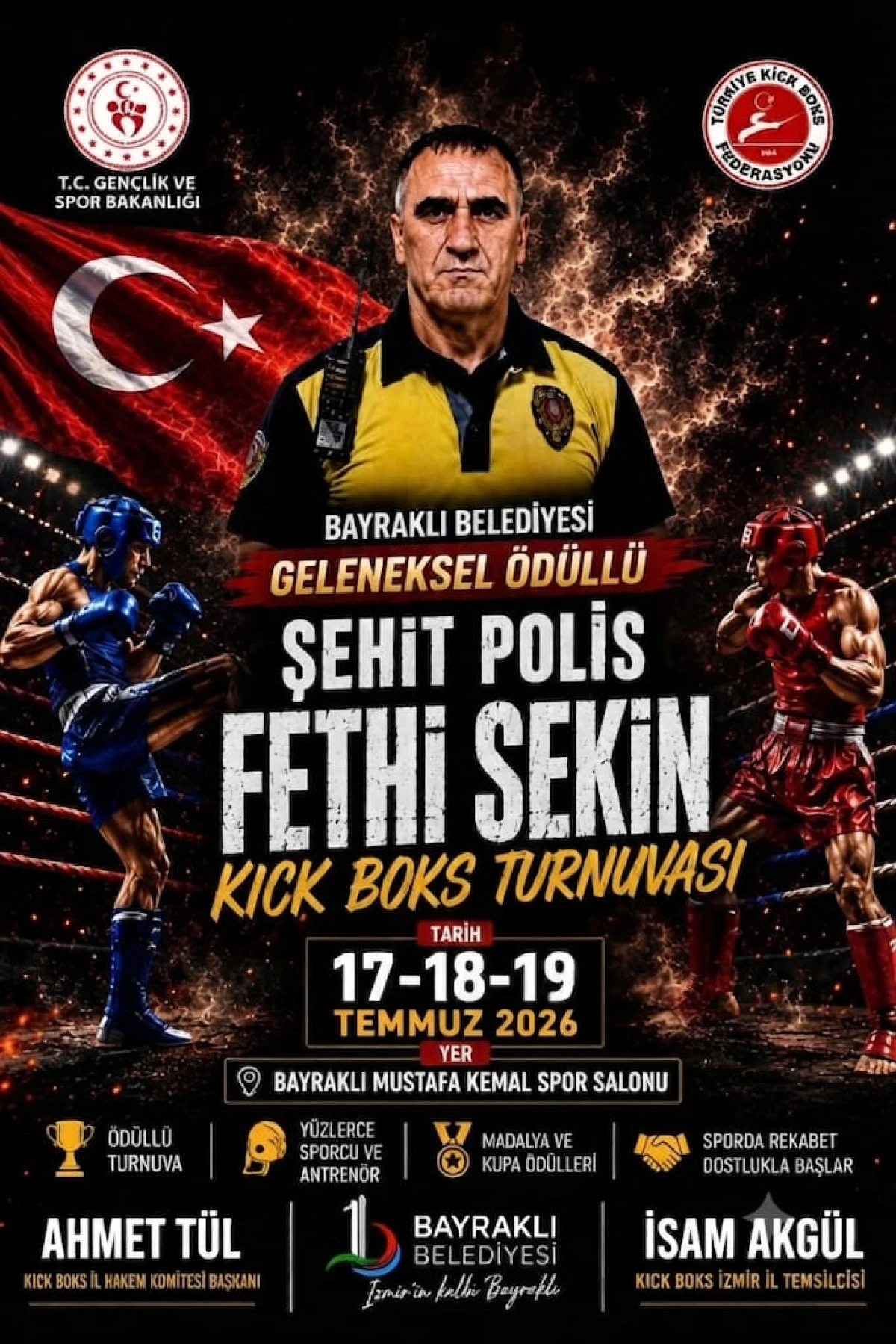 İzmir, Geleneksel Şehit Polis Fethi Sekin Kick Boks Turnuvası'na hazırlanıyor&hellip;                       