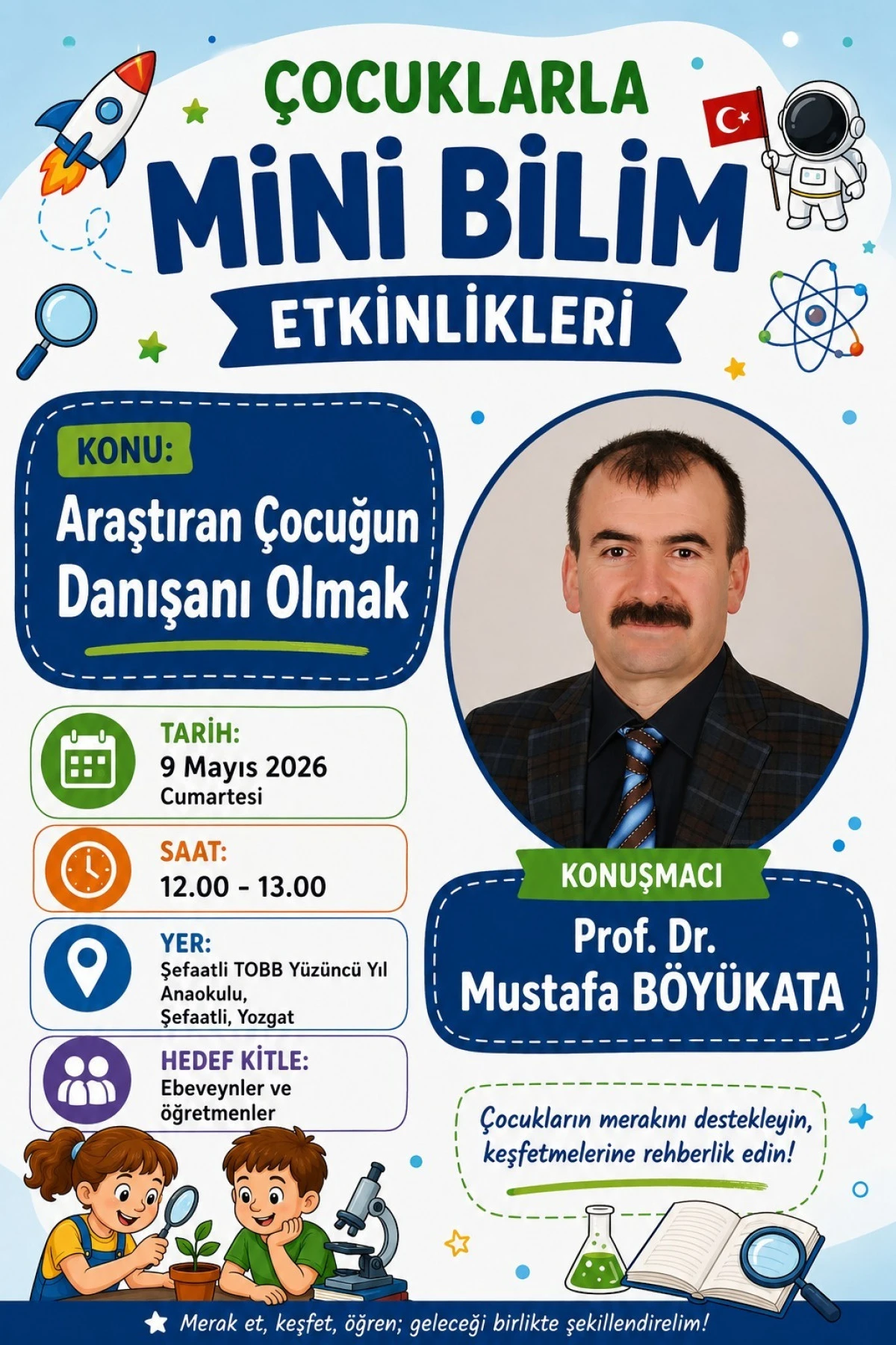 Şefaatli&rsquo;de "&Ccedil;ocuklarla Mini Bilim Etkinlikleri" ger&ccedil;ekleştirildi.*