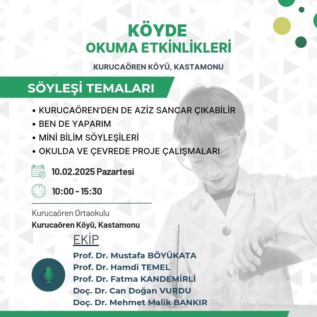 Sekseninci “Köyde Okuma Etkinlikleri” programı, Kastamonu’nun Kurucaören Köyü’nde gerçekleştirildi.