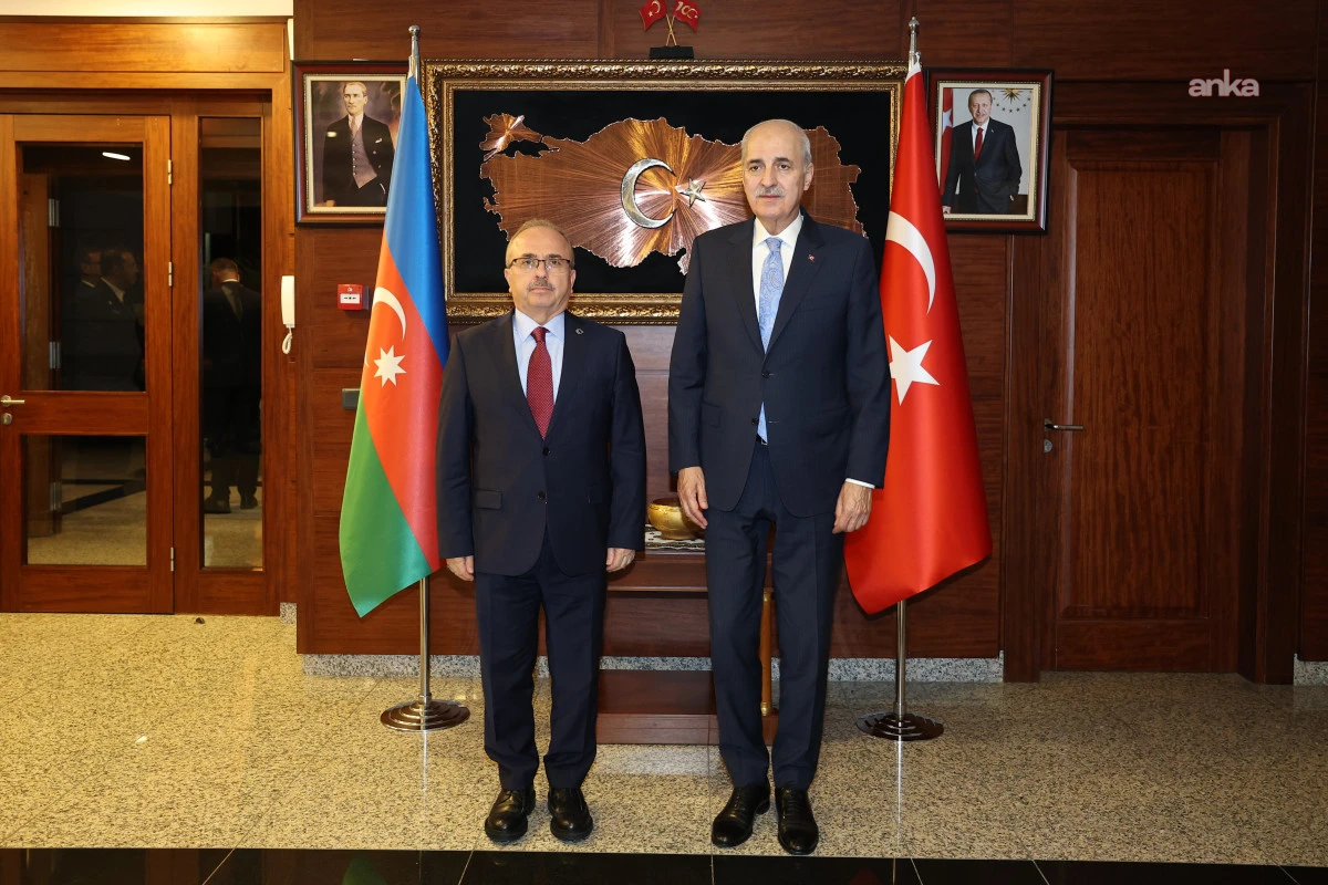 TBMM Başkanı Kurtulmuş, T&uuml;rkiye'nin Bak&uuml; B&uuml;y&uuml;kel&ccedil;iliğini ziyaret etti